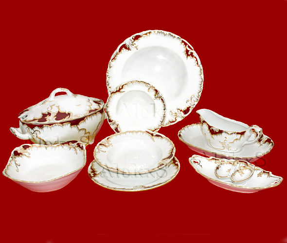 serwis obiadowy, Serwis do kawy Rococo 0040